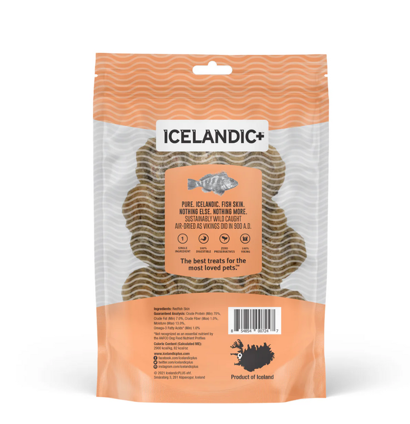Load image into Gallery viewer, Icelandic Redfish Skin Rolls 3oz