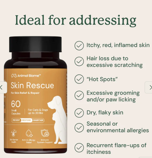 Load image into Gallery viewer, Animal Biome Skin Rescue for Cats & Dogs 60ct - Discover Dogs