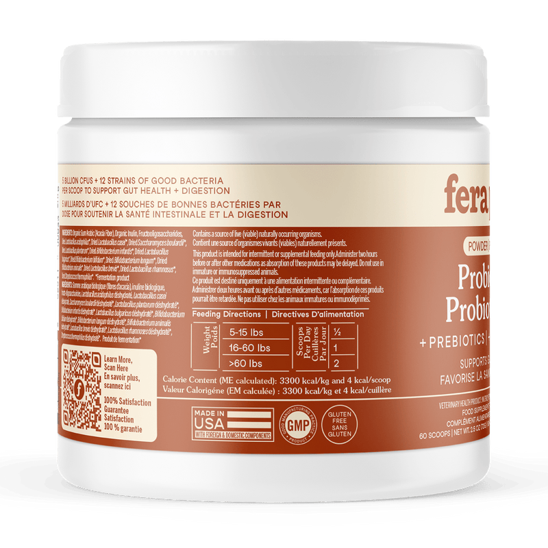 Load image into Gallery viewer, Fera Pet Organics Probiotics with Prebiotics for Dogs & Cats