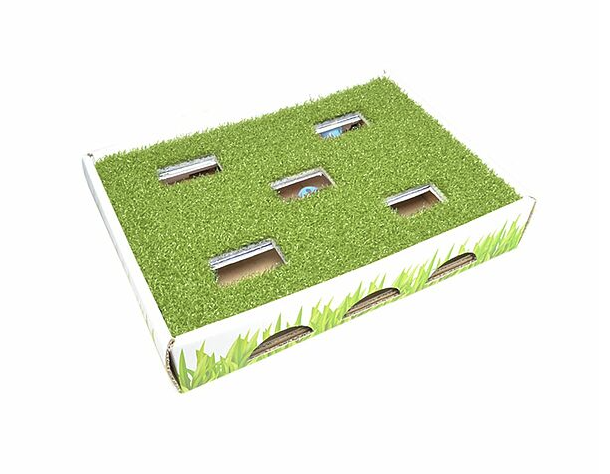 Load image into Gallery viewer, Petstages Cat Grass Patch Hunting Box