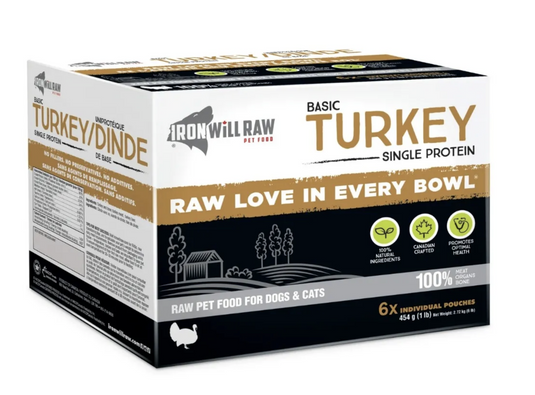 Iron Will Raw Basic Turkey 6lb