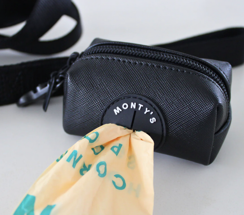 Load image into Gallery viewer, Monty's PU Vegan Leather Poop Bag Dispenser