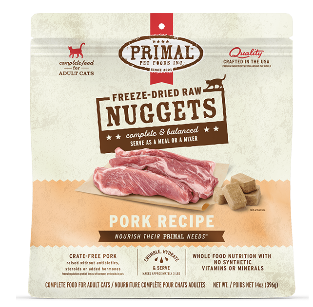 Load image into Gallery viewer, Primal Cat Freeze Dried Pork 14 oz