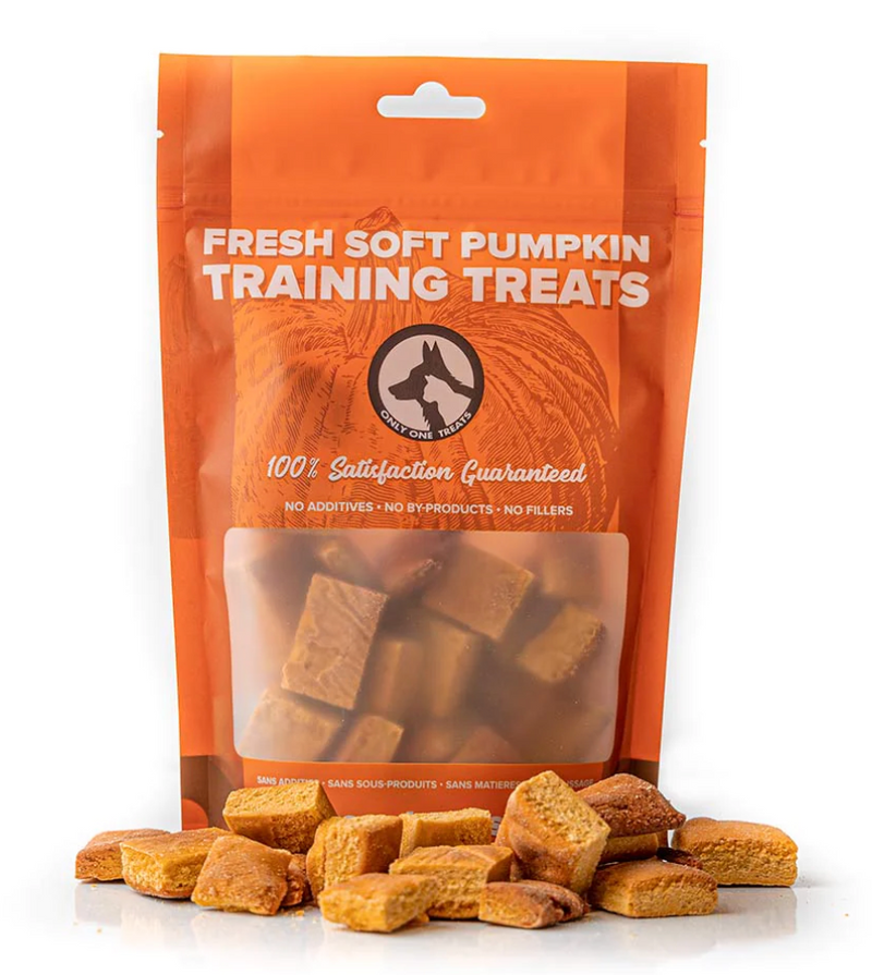 Load image into Gallery viewer, Only One Treats Fresh Soft Pumpkin Training Treats 170g