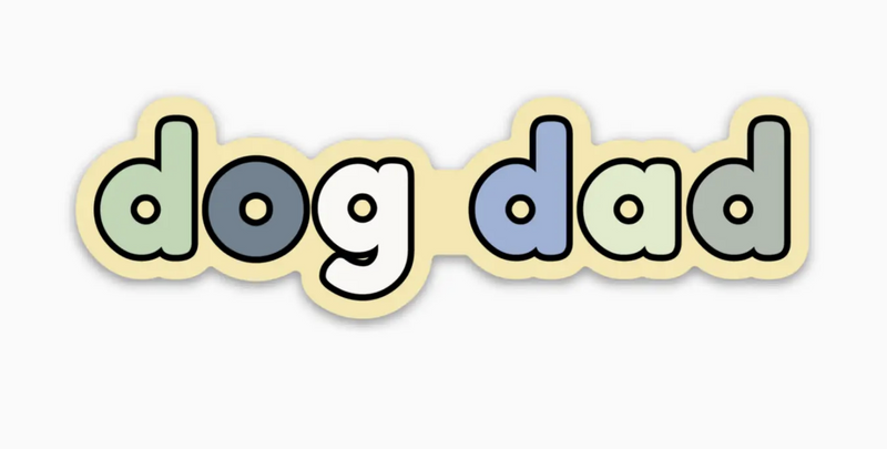 Load image into Gallery viewer, Monty's Dog Dad Vinyl Sticker