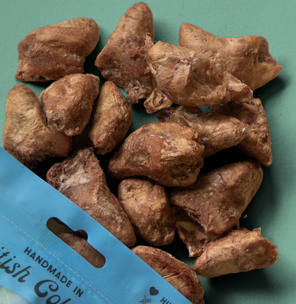 Load image into Gallery viewer, Wild Vibes Chicken Heart and Bone Broth Treats 68g