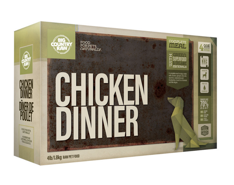 Load image into Gallery viewer, Big Country Raw Chicken Dinner 4lb