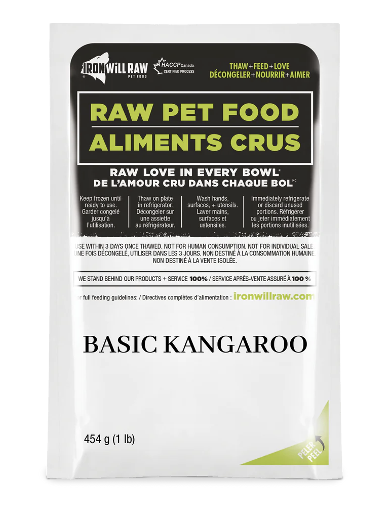 Load image into Gallery viewer, Iron Will Raw Basic Kangaroo 6lb - Discover Dogs