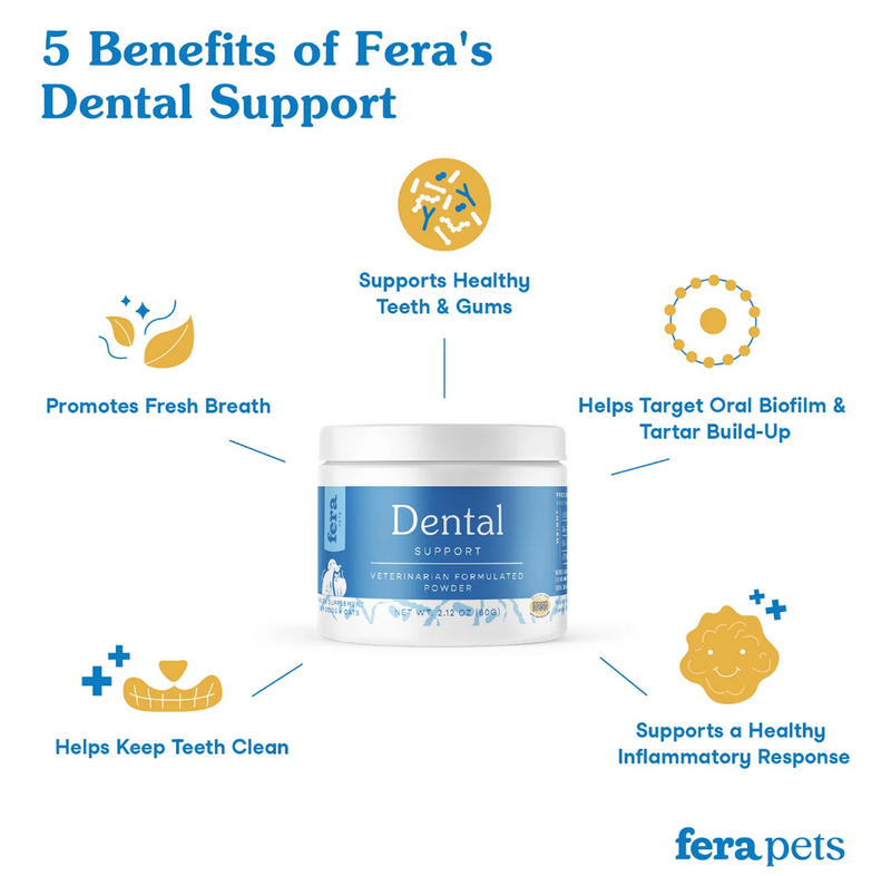 Load image into Gallery viewer, Fera Pet Organics Dental Support for Dogs & Cats 60g