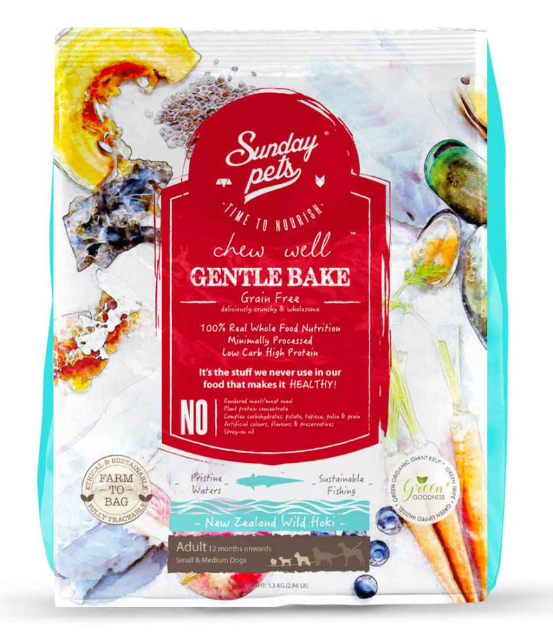 Load image into Gallery viewer, Sunday Pets Gently Baked GF Hoki Tripe 1.3kg