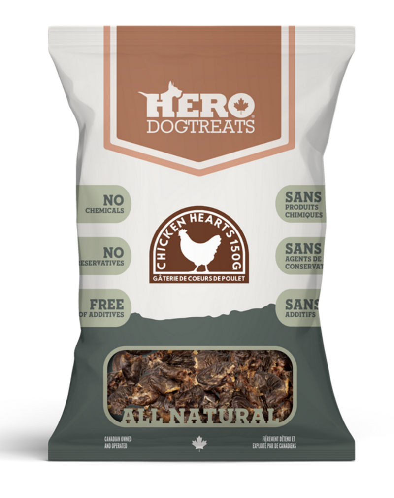 Load image into Gallery viewer, Hero Dehydrated Chicken Hearts 150 g