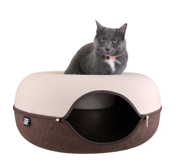 Load image into Gallery viewer, Travel Cat Donut! Cat Hideaway Cave