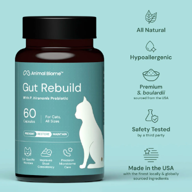 Load image into Gallery viewer, Animal Biome Gut Rebuild for Cats 60ct - Discover Dogs