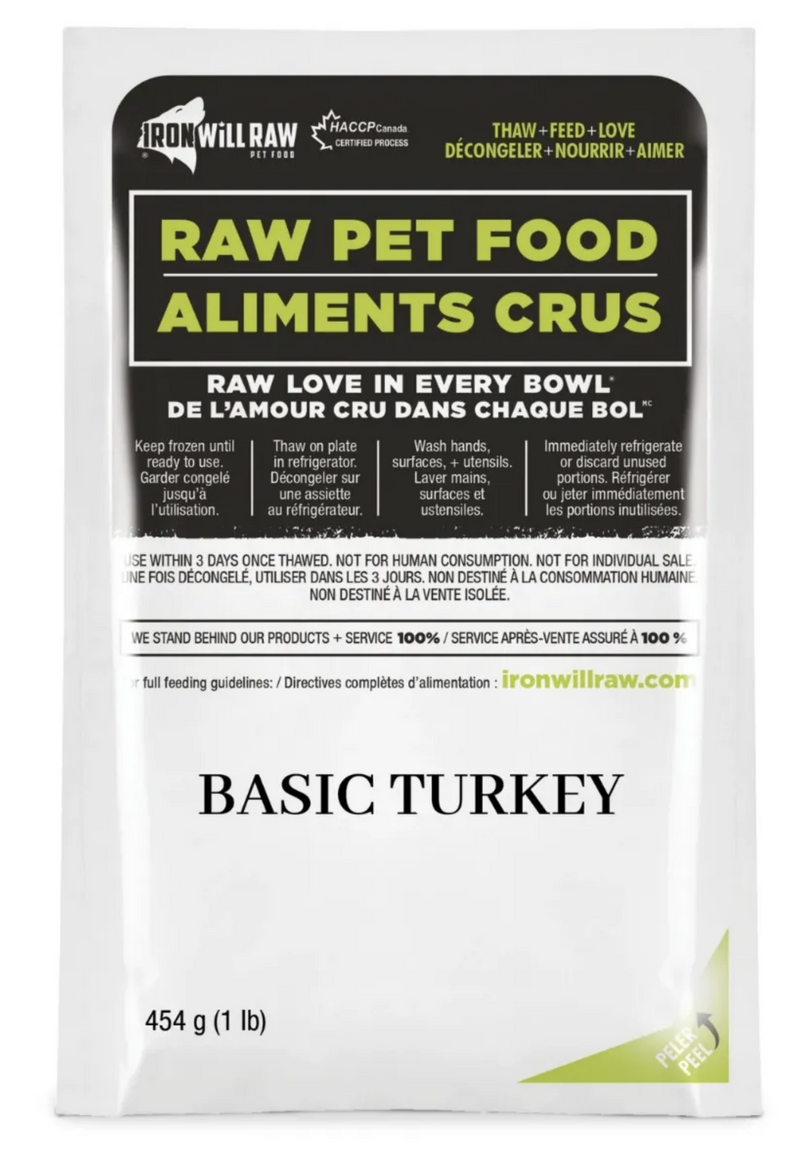 Load image into Gallery viewer, Iron Will Raw Basic Turkey 6lb