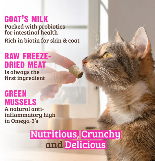 Rawz Cat Rabbit & Goat's Milk Freeze Dried Treat 28g