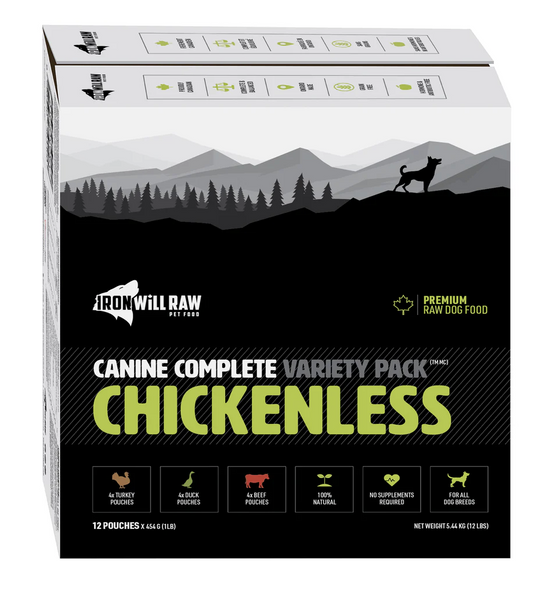 Iron Will Raw Canine Complete Chickenless Variety