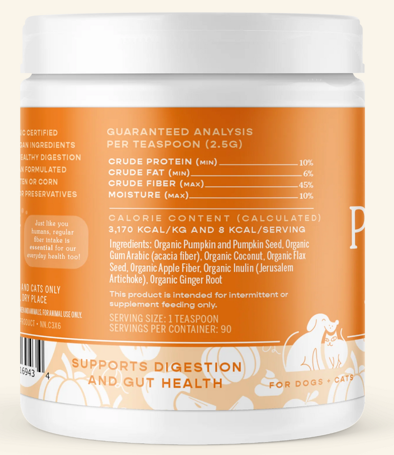 Load image into Gallery viewer, Fera Pet Organics Pumpkin Plus Fiber Support for Dogs & Cats