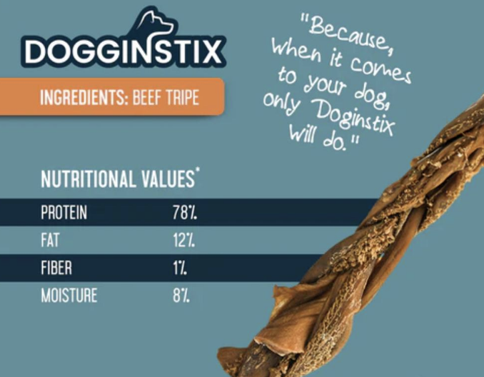 Load image into Gallery viewer, Dogginstix Braided Beef Tripe 12"