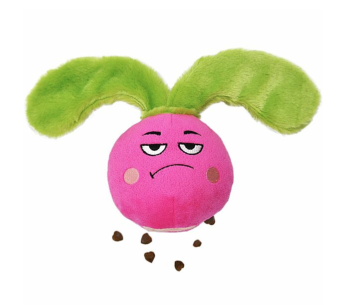 Load image into Gallery viewer, HugSmart Fuzzy Friendz Feisty Veggie Radish 6.5"