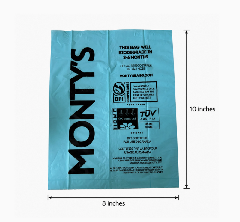 Load image into Gallery viewer, Monty's Compostable Corn Starch Small Poop Bags