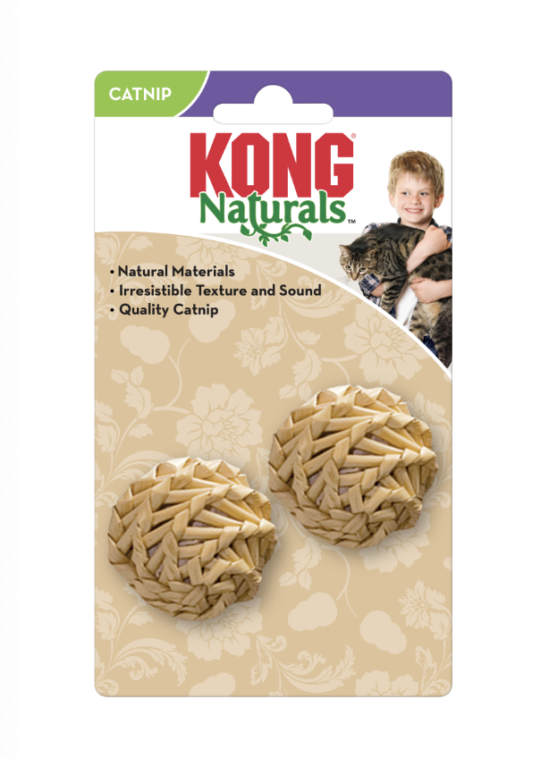 Load image into Gallery viewer, Kong Naturals Straw Ball 2-pk