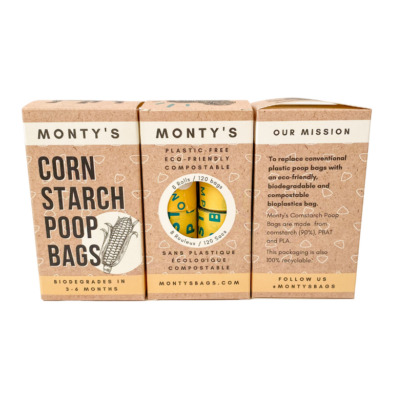 Load image into Gallery viewer, Monty's Compostable Corn Starch Poop Bags