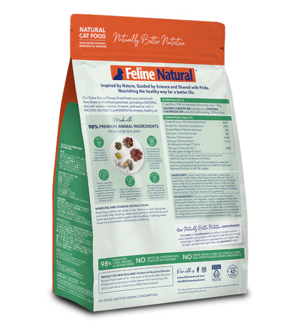 Load image into Gallery viewer, Feline Natural Freeze-Dried Lamb