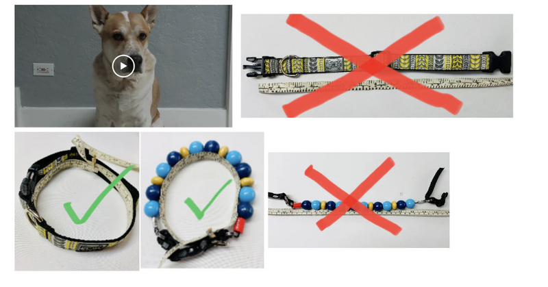 Load image into Gallery viewer, Furrybeads Collar 56 - Moo Shoo