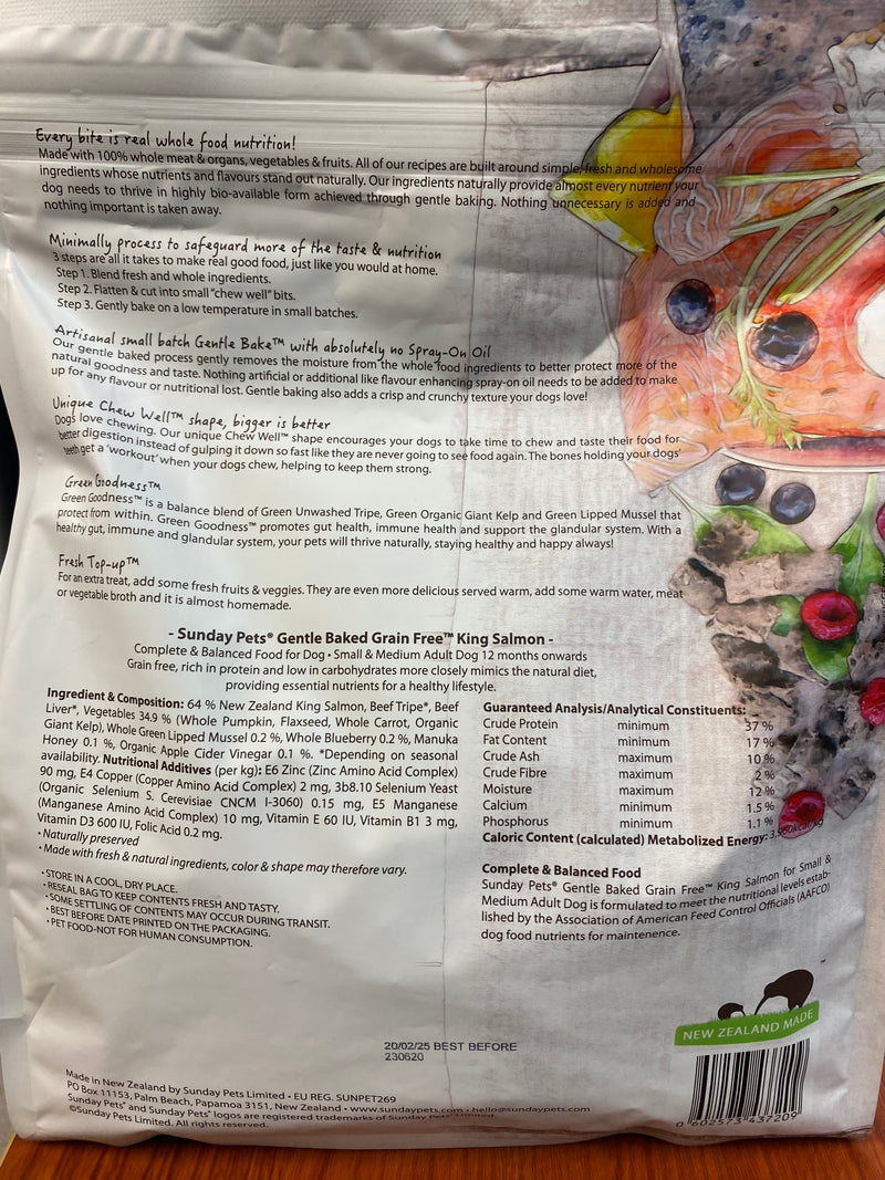 Load image into Gallery viewer, Sunday Pets Gently Baked GF Salmon with Tripe 1.3kg