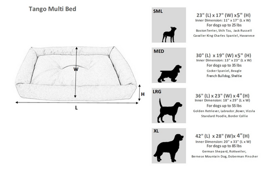 Bowsers Tango Multi Bed Bark Oyster