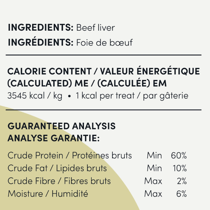 Load image into Gallery viewer, Crumps Mini Trainers Freeze Dried Beef Liver 126g - Discover Dogs