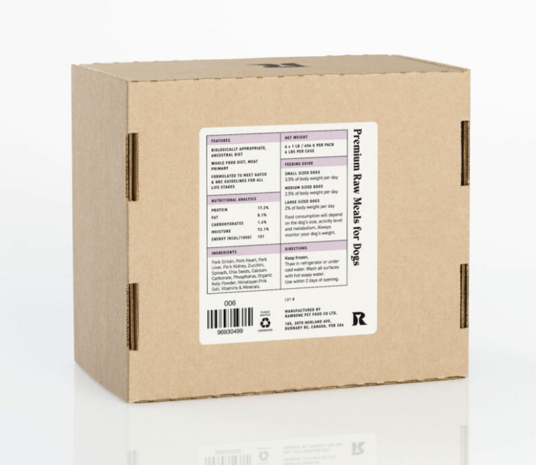 Load image into Gallery viewer, Rawbone Pet Food Co Single Protein Pork Complete