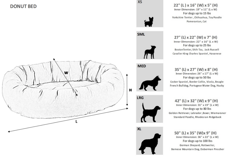 Load image into Gallery viewer, Bowsers Donut Bed Medium