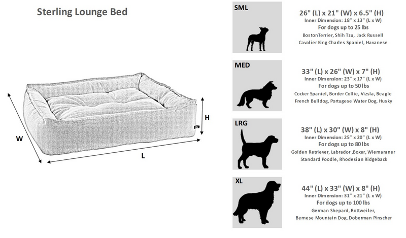 Load image into Gallery viewer, Clearance Bowsers Sterling Lounge Bed Seagull