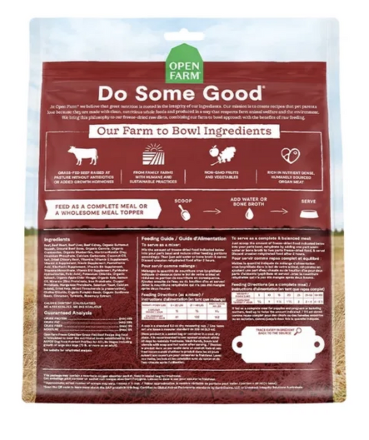 Open Farm Freeze Dried Beef - Discover Dogs