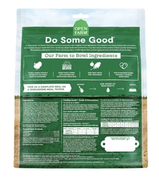 Open Farm Freeze Dried Turkey - Discover Dogs