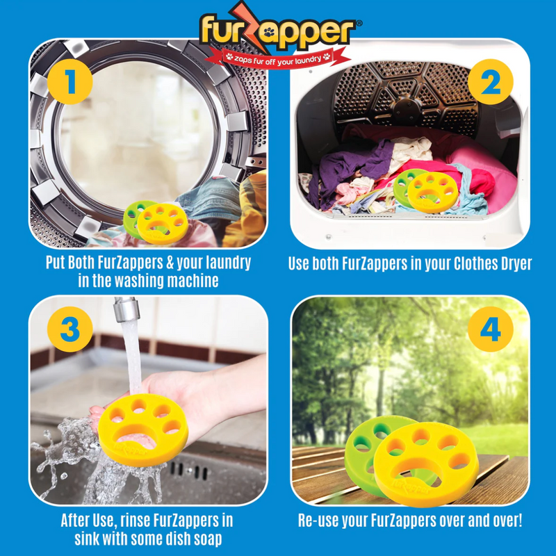 Load image into Gallery viewer, Fur Zapper Pet Hair Remover 2pack