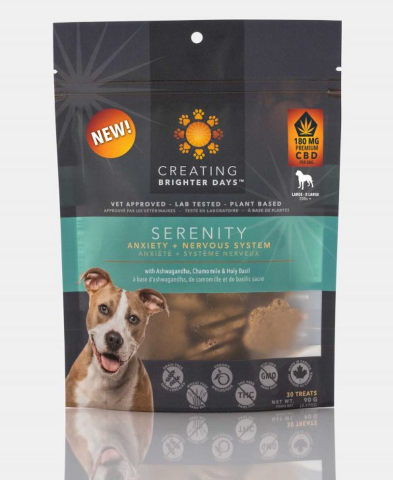Load image into Gallery viewer, Creating Brighter Days Serenity Treats 90g - For Seizures, Anxiety & Digestion - Discover Dogs