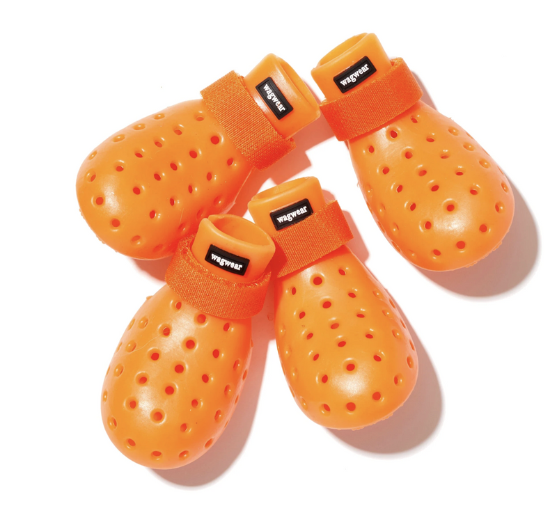 Load image into Gallery viewer, Wagwear WagWellies Mojave Neon Orange