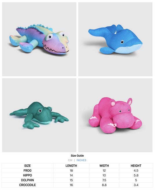 Canada Pooch Chill Seeker Cooling Pals Teal Frog