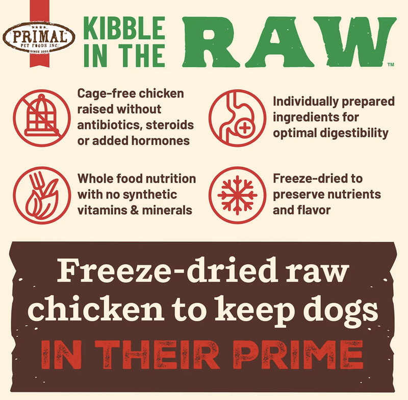 Load image into Gallery viewer, Primal Dog Kibble in the Raw Small Breed Chicken
