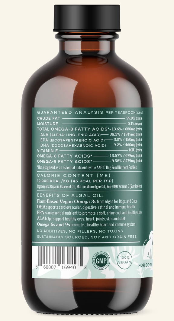 Load image into Gallery viewer, Fera Pet Organics Vegan Omega 3s Algae Oil for Dogs & Cats