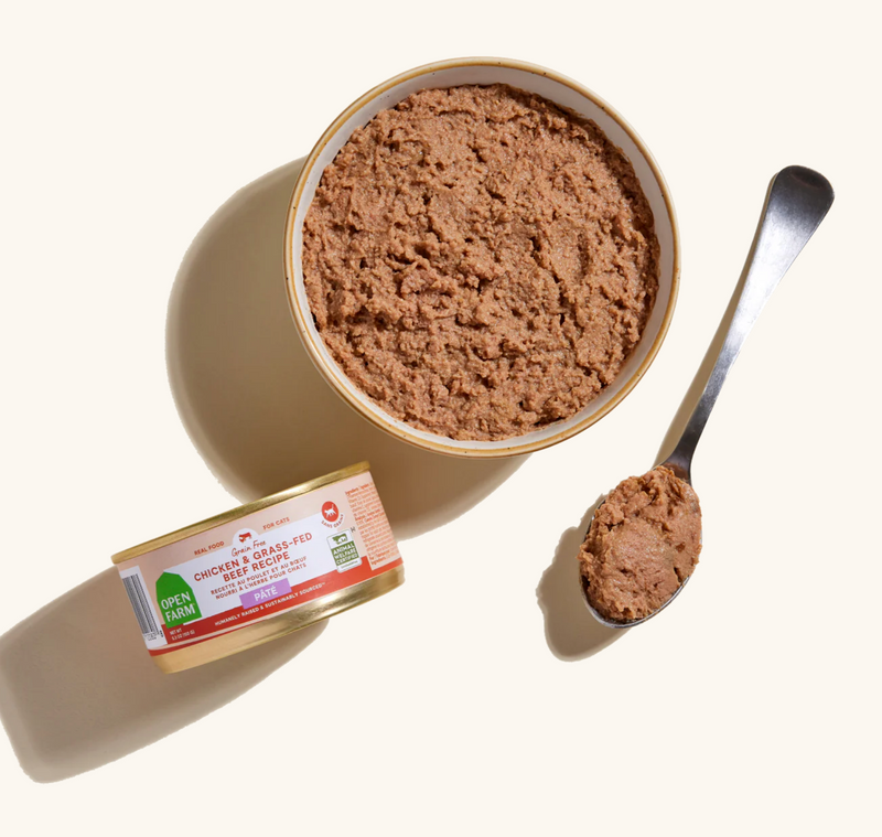 Load image into Gallery viewer, Open Farm Cat Harvest Chicken & Beef Pâté Can