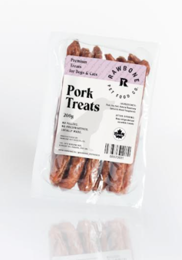 Load image into Gallery viewer, Rawbone Pet Food Co Pork Sausages 200g