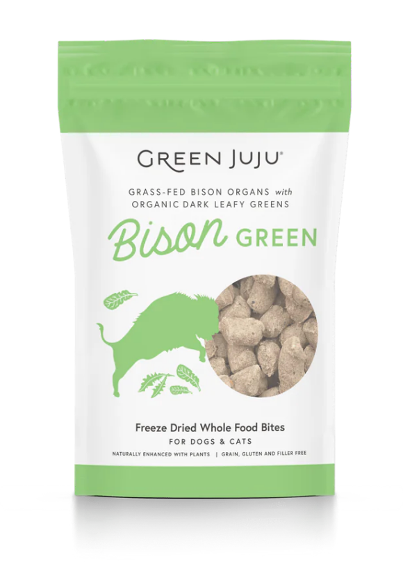 Load image into Gallery viewer, Green Juju Bison Freeze-dried Whole Food Bites - Discover Dogs