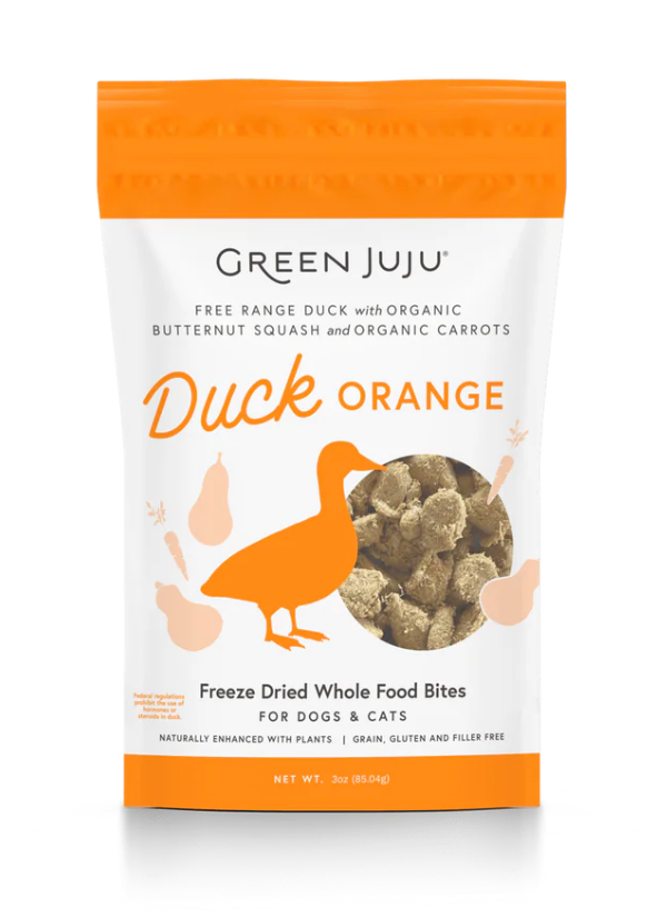 Load image into Gallery viewer, Green Juju Duck Freeze-dried Whole Food Bites - Discover Dogs