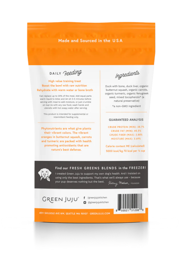 Load image into Gallery viewer, Green Juju Duck Freeze-dried Whole Food Bites - Discover Dogs