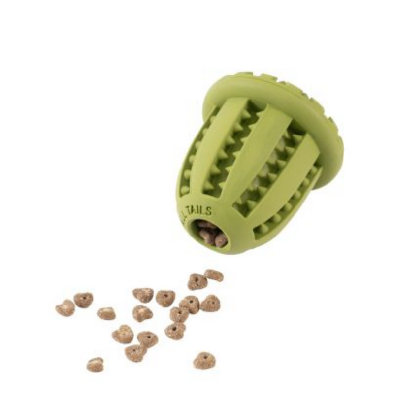Load image into Gallery viewer, Tall Tails Natural Rubber Acorn Interactive Toy 3"