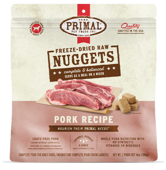 Primal Freeze-Dried Dog Pork - Discover Dogs