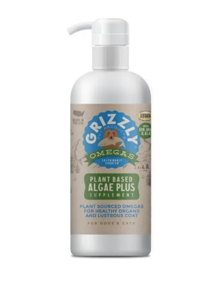 Load image into Gallery viewer, Grizzly Algal Plus Omega Oil Supplement